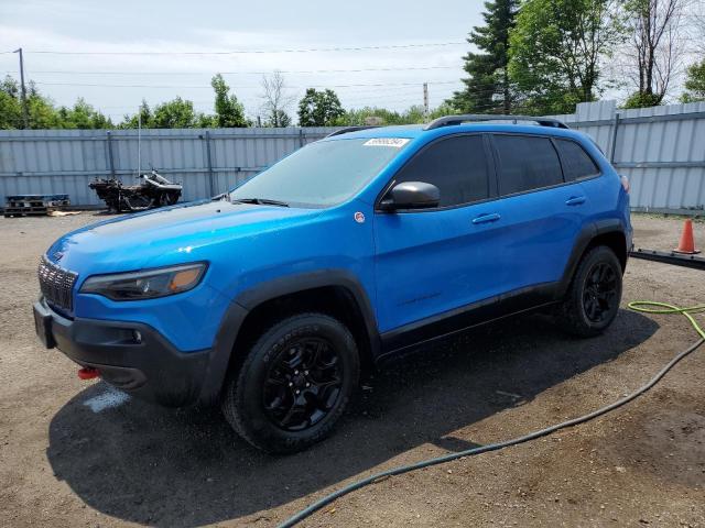 1C4PJMBX9KD112904 - 2019 JEEP CHEROKEE TRAILHAWK ლურჯი ფოტო 1