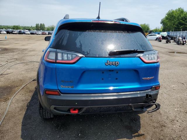 1C4PJMBX9KD112904 - 2019 JEEP CHEROKEE TRAILHAWK ლურჯი ფოტო 6