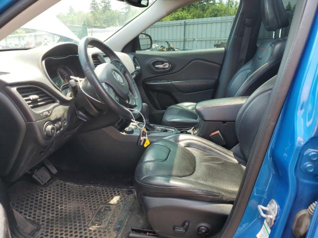 1C4PJMBX9KD112904 - 2019 JEEP CHEROKEE TRAILHAWK ლურჯი ფოტო 7