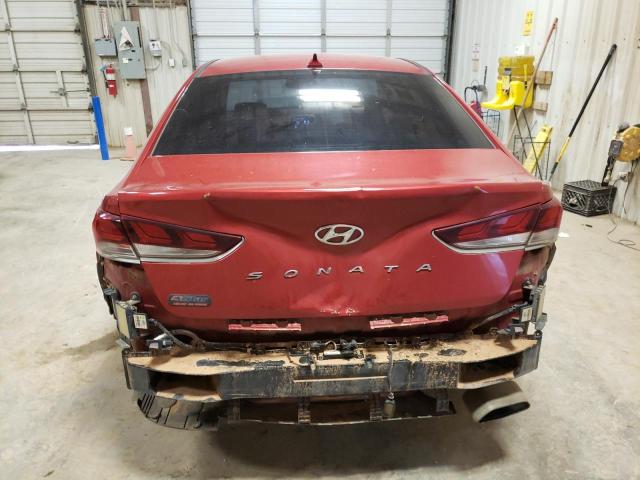 5NPE34AF5JH725329 - 2018 HYUNDAI SONATA SPORT RED photo 6