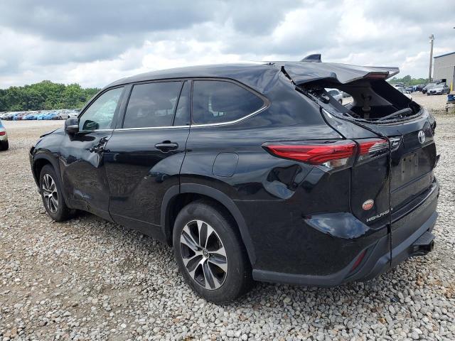 5TDGZRAH2MS521284 - 2021 TOYOTA HIGHLANDER XLE BLACK photo 2