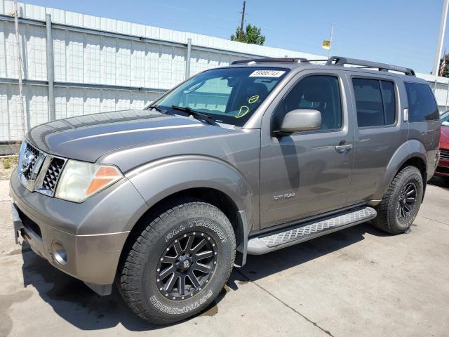 5N1AR18W86C647273 - 2006 NISSAN PATHFINDER LE BROWN photo 1