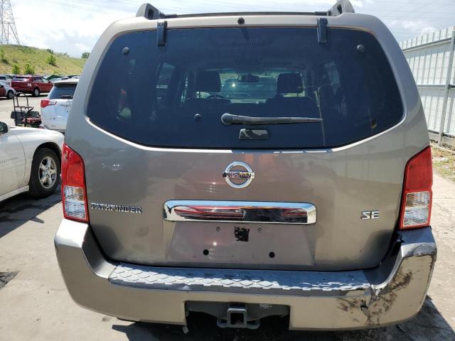 5N1AR18W86C647273 - 2006 NISSAN PATHFINDER LE BROWN photo 6