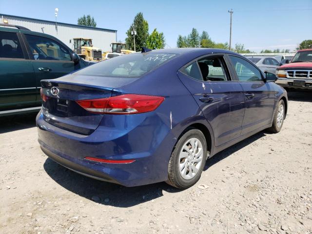 5NPD74LF2HH090416 - 2017 HYUNDAI ELANTRA SE BLUE photo 3