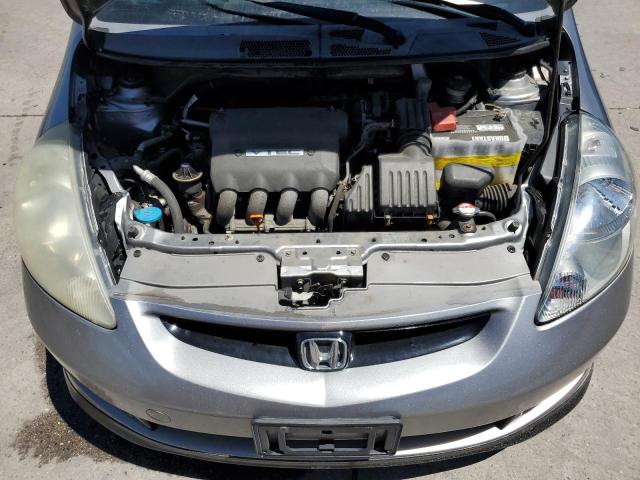 JHMGD37647S046698 - 2007 HONDA FIT S ვერცხლისფერი ფოტო 11