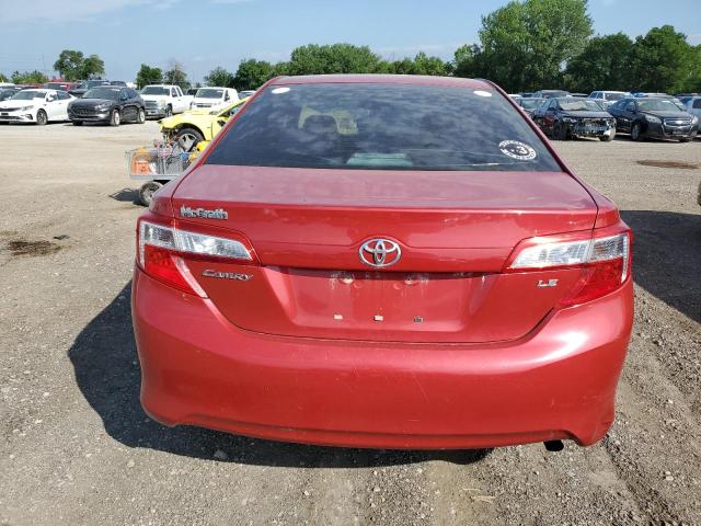 4T1BF1FK4CU553748 - 2012 TOYOTA CAMRY BASE BURGUNDY photo 6