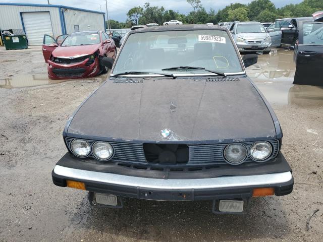 WBADK8308G9658237 - 1986 BMW 528 E AUTOMATIC BLACK photo 5