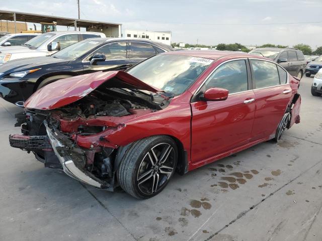 1HGCR2F10HA289645 - 2017 HONDA ACCORD SPORT SPECIAL EDITION RED photo 1