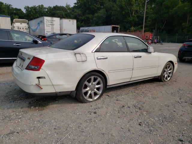 JNKAY41E43M004997 - 2003 INFINITI M45 WHITE photo 3