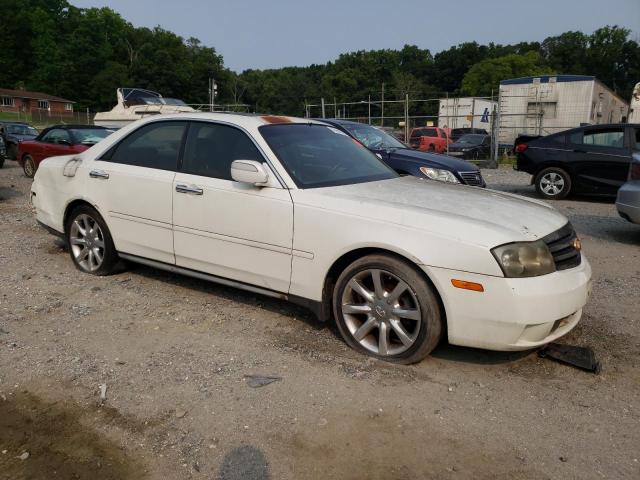 JNKAY41E43M004997 - 2003 INFINITI M45 WHITE photo 4