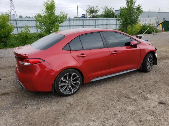 5YFB4RBE7LP007886 - 2020 TOYOTA COROLLA SE RED photo 3