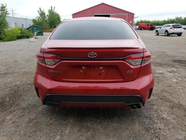 5YFB4RBE7LP007886 - 2020 TOYOTA COROLLA SE RED photo 6