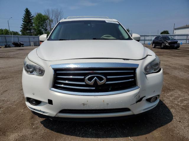 5N1AL0MM3EC516587 - 2014 INFINITI QX60 WHITE photo 5