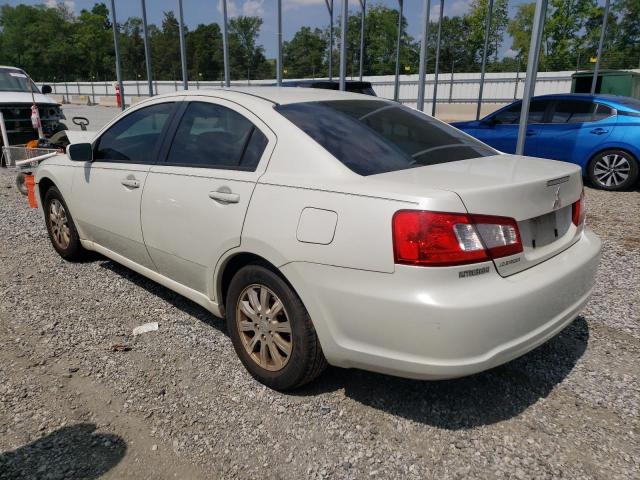 4A3AB36F99E018246 - 2009 MITSUBISHI GALANT ES WHITE photo 2