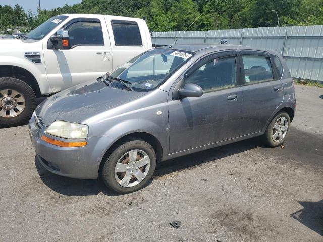 KL1TD66667B727519 - 2007 CHEVROLET AVEO BASE GRAY photo 1