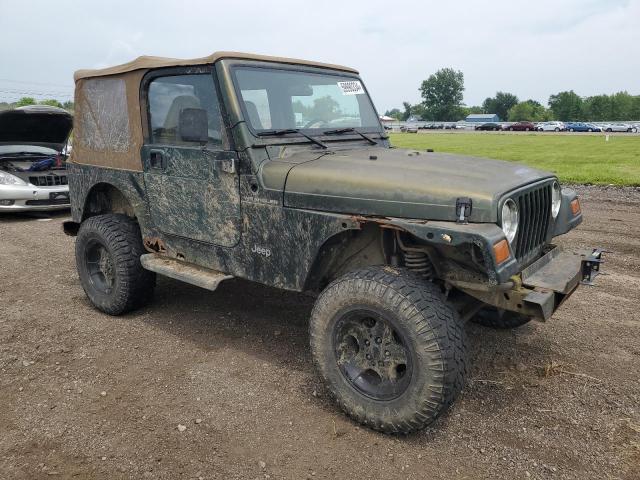 1J4FY29P5WP758666 - 1998 JEEP WRANGLER / SE GREEN photo 4