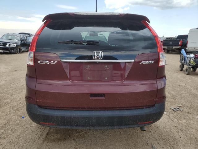 5J6RM4H75DL056194 - 2013 HONDA CR-V EXL BURGUNDY photo 6