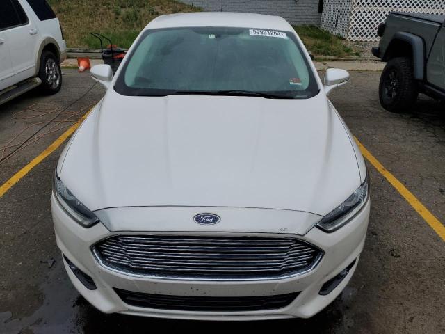 3FA6P0LU2FR134916 - 2015 FORD FUSION SE HYBRID WHITE photo 5