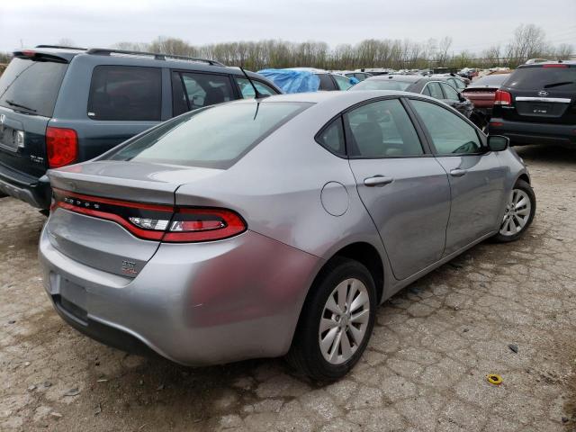 1C3CDFBB6ED708695 - 2014 DODGE DART SXT SILVER photo 3