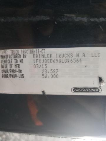 1FUJGED69GLGW6564 - 2016 FREIGHTLINER CASCADIA 黑色 照片 10