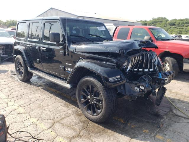 1C4JJXP67NW270870 - 2022 JEEP WRANGLER U SAHARA 4XE BLACK photo 4