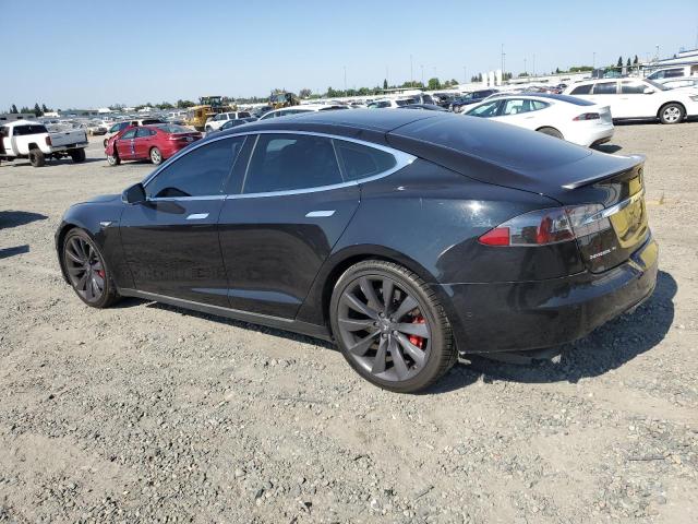 5YJSA1E43FF117363 - 2015 TESLA MODEL S 黑色 照片 2