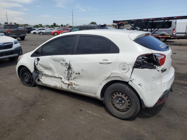 KNADM5A32E6353787 - 2014 KIA RIO LX WHITE photo 2