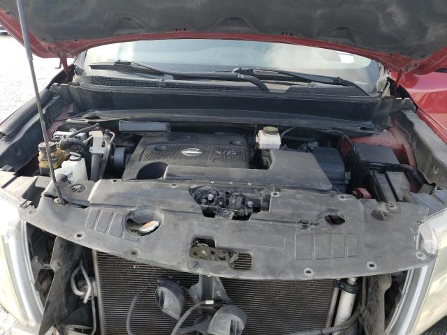 5N1AR2MN9DC654510 - 2013 NISSAN PATHFINDER S 红色 照片 12