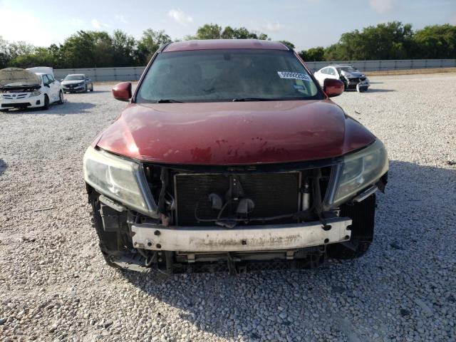 5N1AR2MN9DC654510 - 2013 NISSAN PATHFINDER S 红色 照片 5