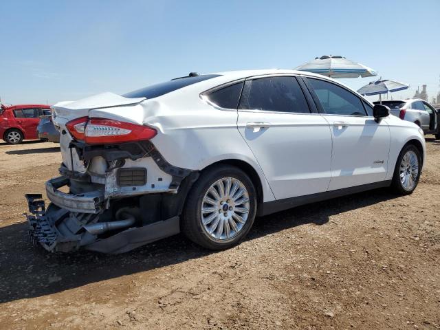 3FA6P0UU8FR161066 - 2015 FORD FUSION S HYBRID WHITE photo 3