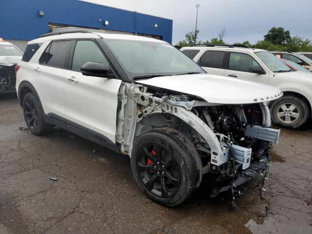 1FM5K8GC1LGC50319 - 2020 FORD EXPLORER ST WHITE photo 4