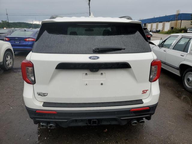 1FM5K8GC1LGC50319 - 2020 FORD EXPLORER ST WHITE photo 6