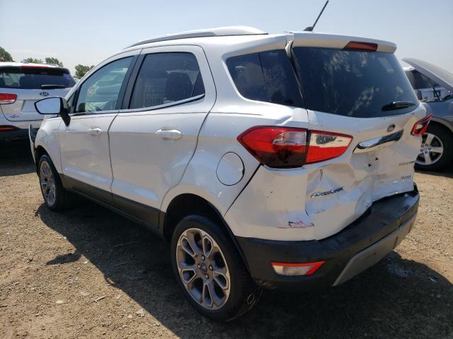 MAJ6S3KL3KC280663 - 2019 FORD ECOSPORT TITANIUM WHITE photo 2