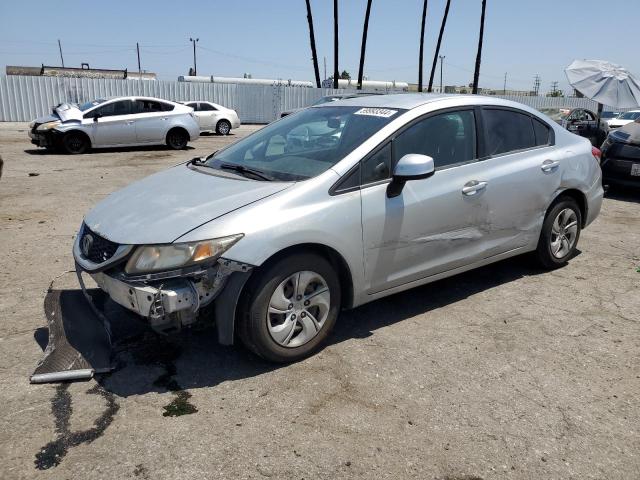 19XFB2F53DE279413 - 2013 HONDA CIVIC LX SILVER photo 1