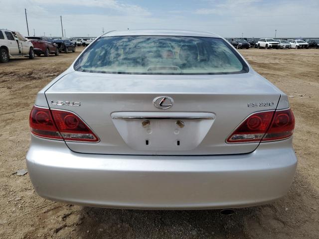 JTHBA30G555071319 - 2005 LEXUS ES 330 SILVER photo 6