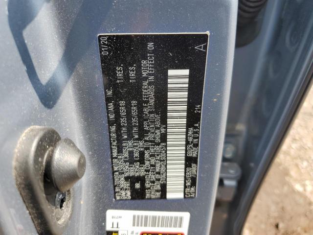 5TDGZRBH2LS004578 - 2020 TOYOTA HIGHLANDER XLE BLUE photo 14
