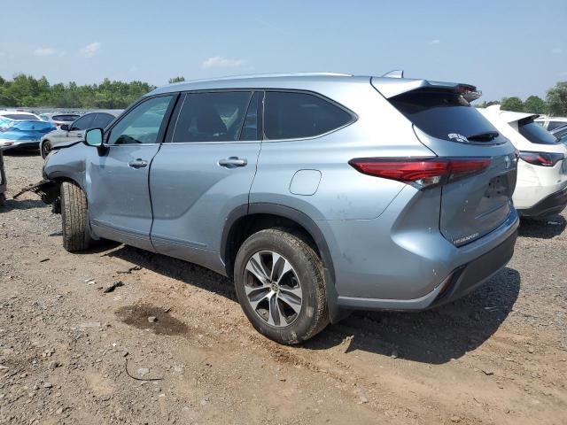 5TDGZRBH2LS004578 - 2020 TOYOTA HIGHLANDER XLE BLUE photo 2