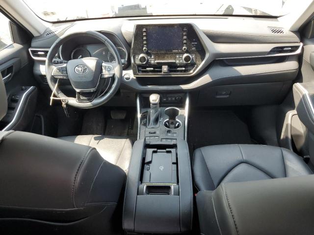 5TDGZRBH2LS004578 - 2020 TOYOTA HIGHLANDER XLE BLUE photo 8