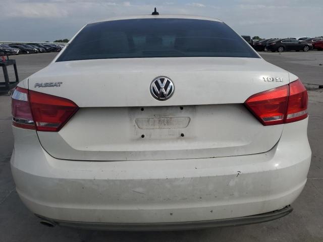 1VWBN7A38DC068964 - 2013 VOLKSWAGEN PASSAT SE WHITE photo 6