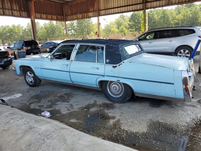 1G6DW51Y1JR753294 - 1988 CADILLAC BROUGHAM BLUE photo 2