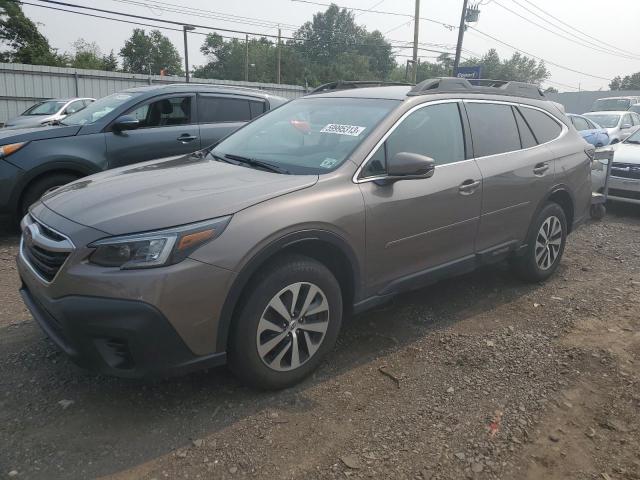 4S4BTADC9M3134659 - 2021 SUBARU OUTBACK PREMIUM BROWN photo 1