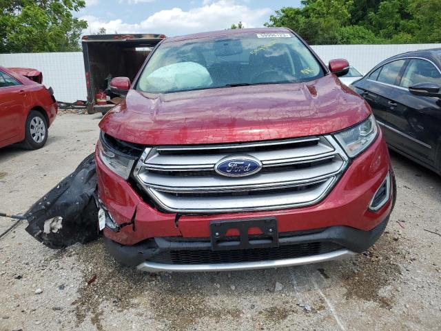 2FMPK4J86GBB84207 - 2016 FORD EDGE SEL RED photo 5