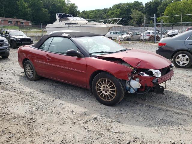 1C3EL55R45N691176 - 2005 CHRYSLER SEBRING TOURING BURGUNDY photo 4