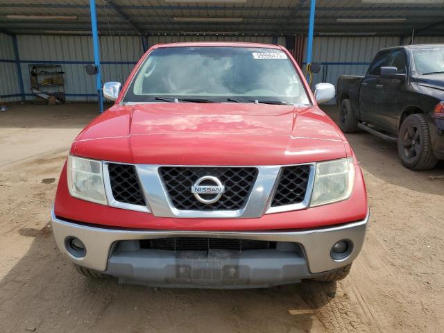 1N6AD06W56C447870 - 2006 NISSAN FRONTIER KING CAB LE BURGUNDY photo 5