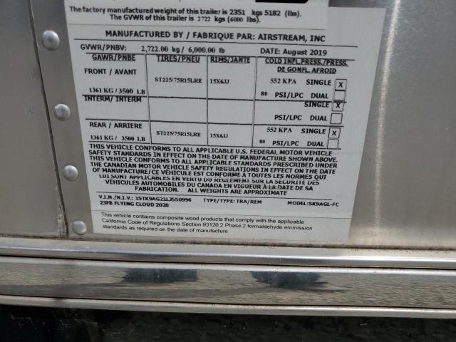 1STK9AG21LJ550996 - 2020 AIRS TRAVELTRAI Gümüş foto 10