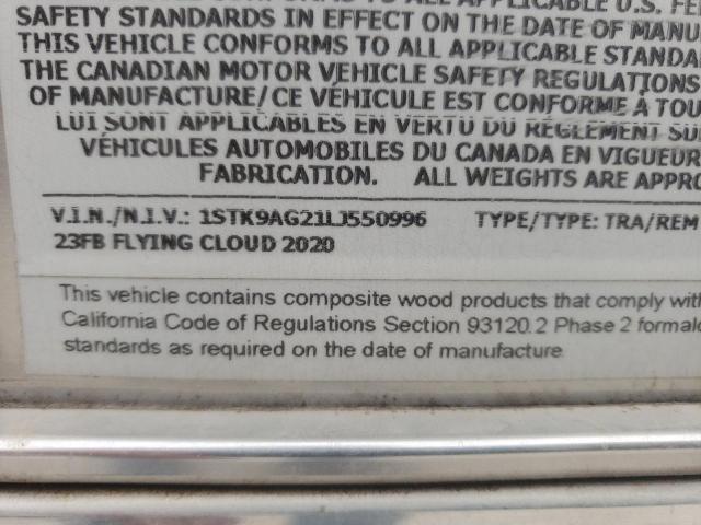 1STK9AG21LJ550996 - 2020 AIRS TRAVELTRAI Gümüş foto 9