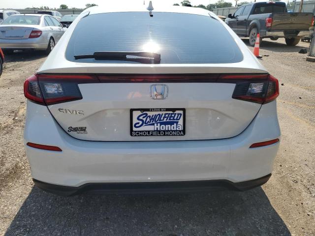19XFL2H56PE023717 - 2023 HONDA CIVIC LX WHITE photo 6