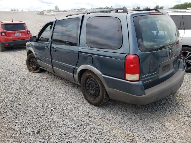 1GMDV03LX5D213204 - 2005 PONTIAC MONTANA SV6 BLUE photo 2