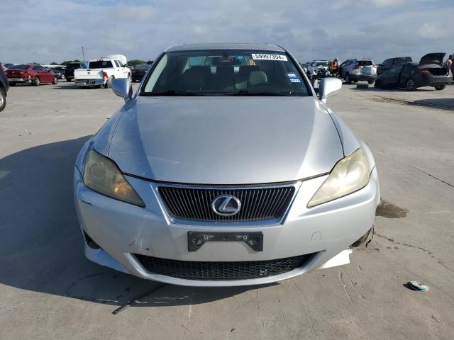 JTHBK262082064187 - 2008 LEXUS IS 250 SILVER photo 5