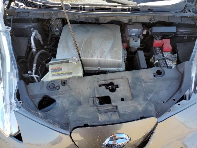 1N4BZ0CP0HC307448 - 2017 NISSAN LEAF S GRAY photo 11